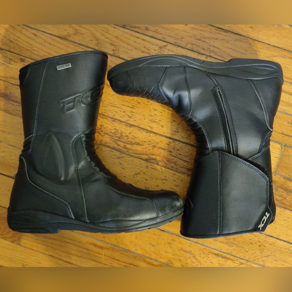 TCX Men's Size 11 (EU 45) Black Leather Gore-Tex Riding Boots